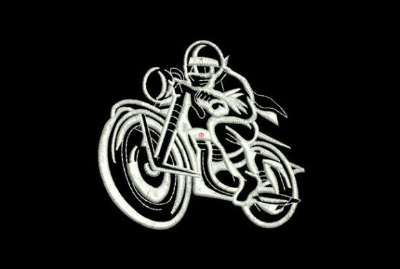 Racing Motorcycle Embroidery Review for Apparel
