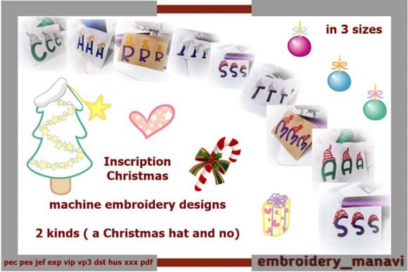 Review: Inscription Christmas 2 Kinds Embroidery Design