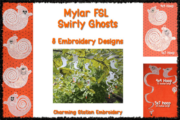 Reviewing Mylar FSL Swirly Ghosts for Business Merch